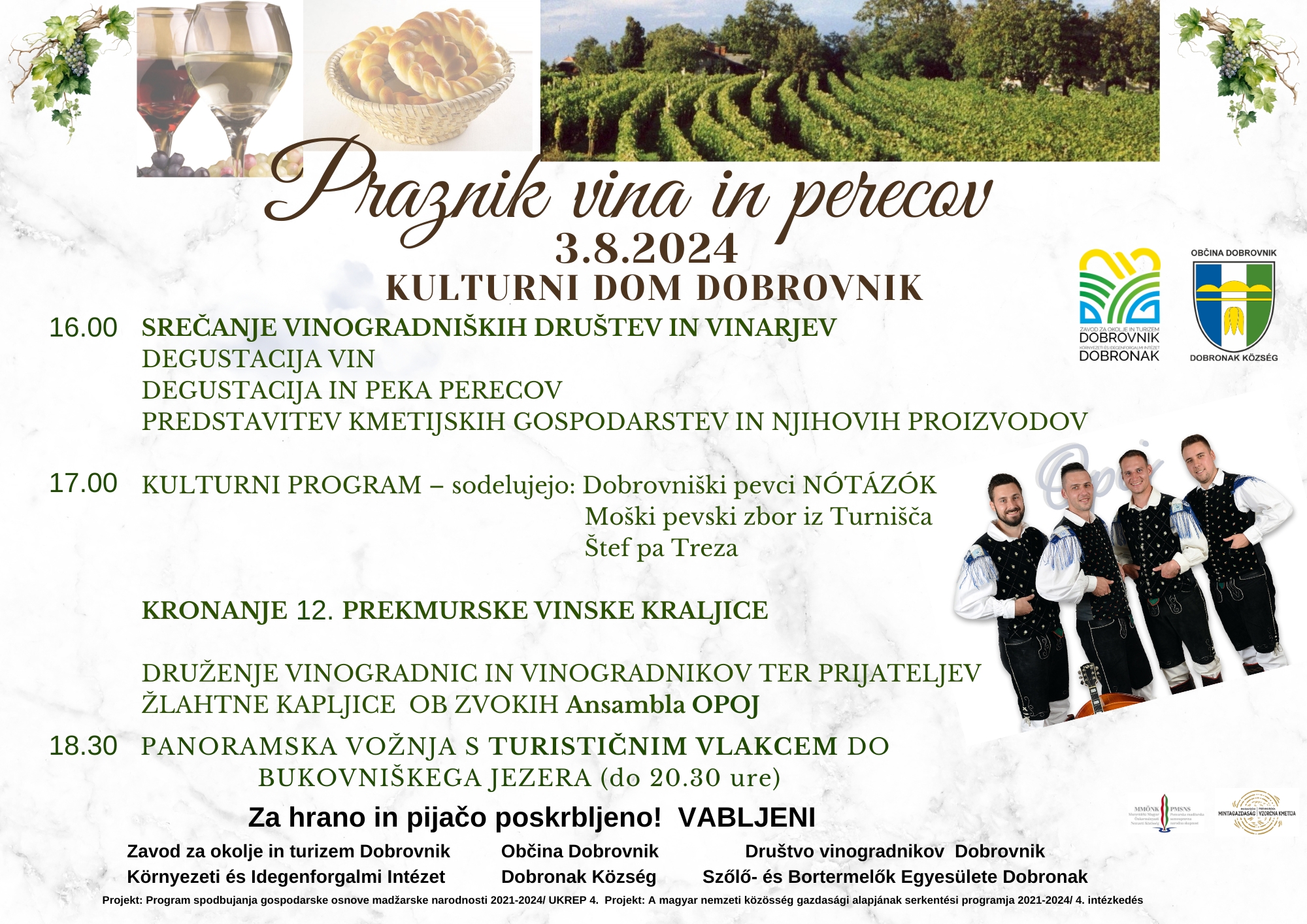 Vabilo-kronanje vinske kraljice